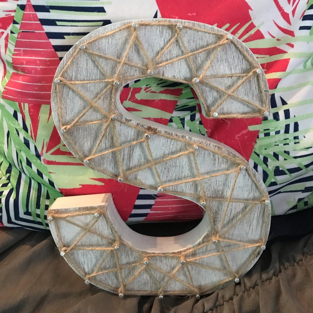 Wooden ‘S’ For Wall